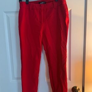 Express mid rise straight leg stretch dress pants